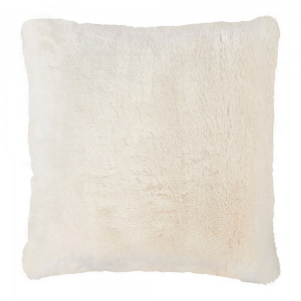 Snow Queen 45 x 45 Faux Fur Cushion Luxury Feather Interior