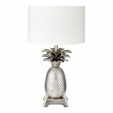 Pineapple Tropicana Lamp Base With Shallow Drum Shade