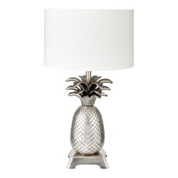 Pineapple Tropicana Lamp Base With Shallow Drum Shade