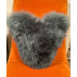 Sheepskin Heart Cushion